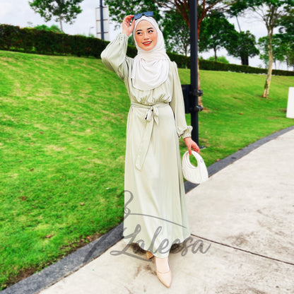 LALEESA DRESS NASIA LD218272 <BF Friendly Series> Dress Muslimah Dress Woman Jubah Muslimah Abaya