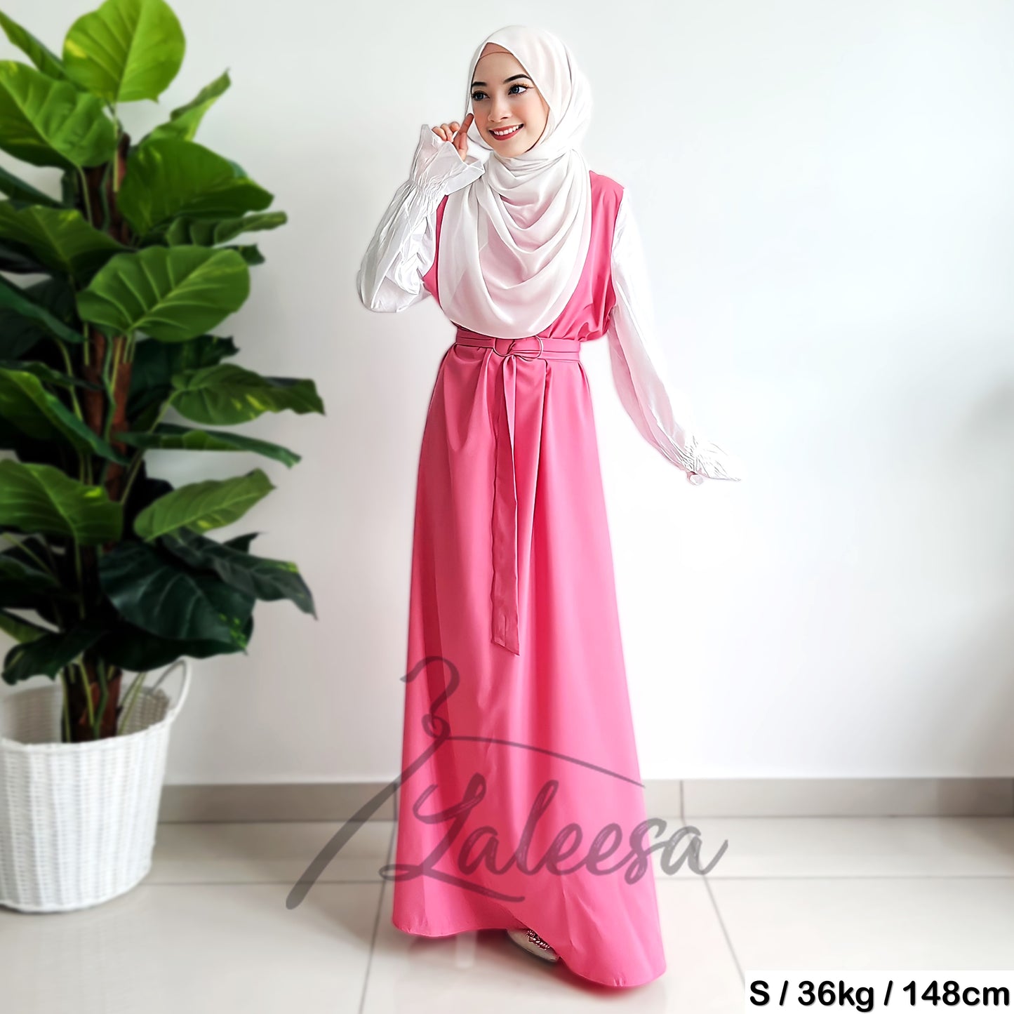 LALEESA DRESS FLARE LD241219 <Korean Series> Dress Muslimah Dress Woman Jubah Muslimah Jubah Abaya