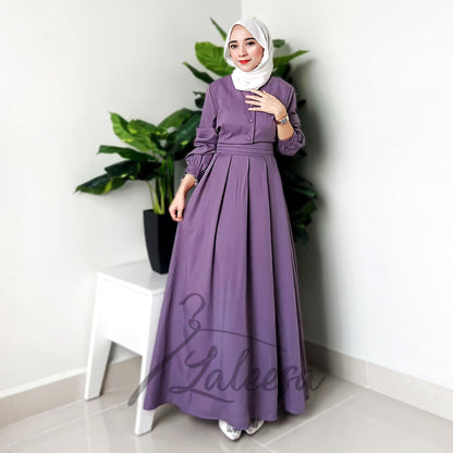 LALEESA DRESS NABILA LD285207 <BF Friendly Series> Dress Muslimah Dress Woman Jubah Muslimah Abaya