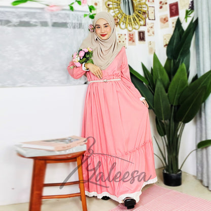 LALEESA DRESS HAJIRA LD250200 <BF Friendly Series> Dress Muslimah Dress Woman Jubah Muslimah Abaya