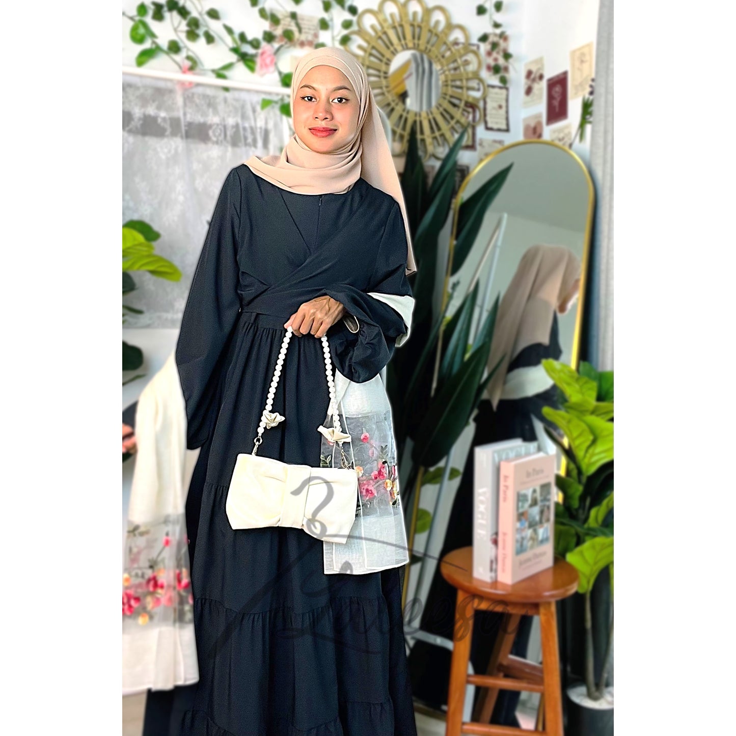 LALEESA DRESS AKILAH LD271279 <BF Friendly Series> Dress Muslimah Dress Woman Jubah Muslimah Abaya