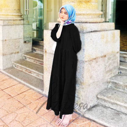 LALEESA DRESS YUMNA LD221490 Dress Muslimah Dress Woman Jubah Muslimah Jubah Abaya Dress Long Dress