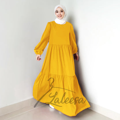 LALEESA DRESS FAIZA LD247273 Dress Muslimah Dress Woman Jubah Muslimah Jubah Abaya Dress Long Dress