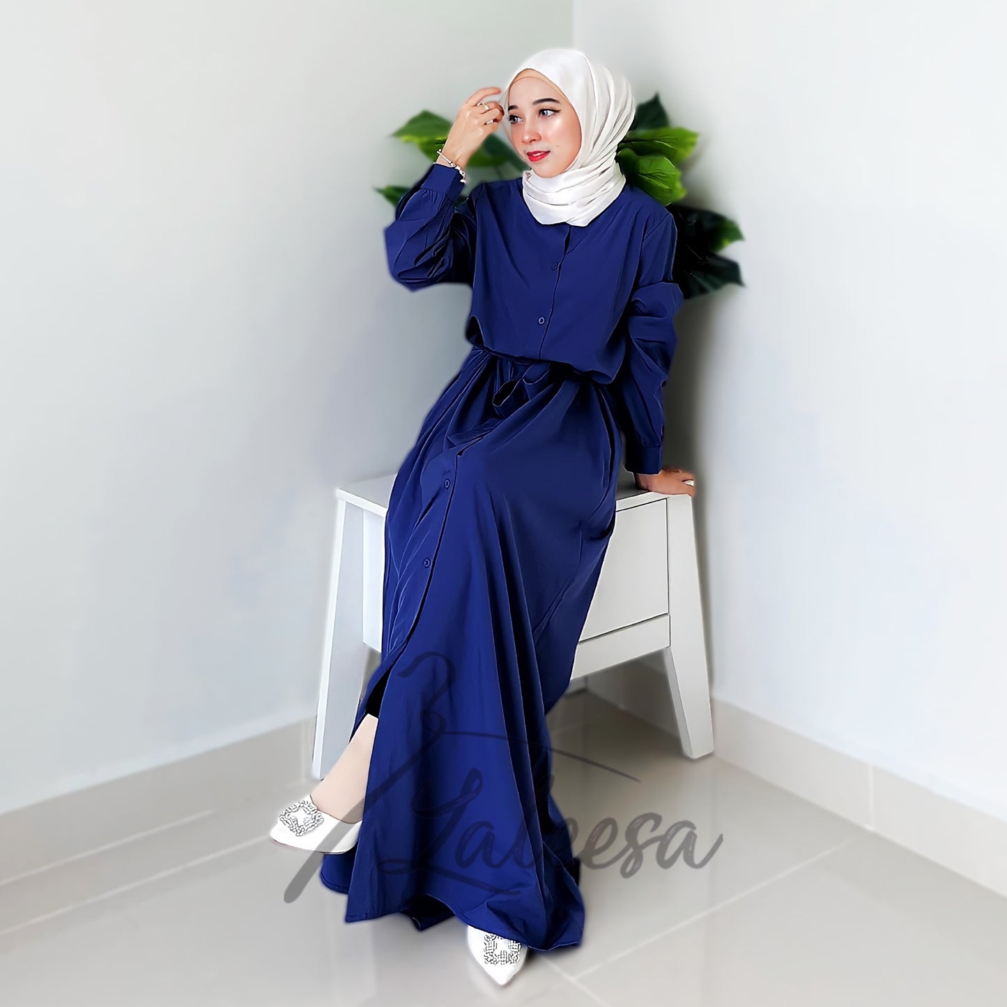 LALEESA DRESS FAKHIRA LD270208 <BF Friendly Series> Dress Muslimah Dress Woman Jubah Muslimah Abaya