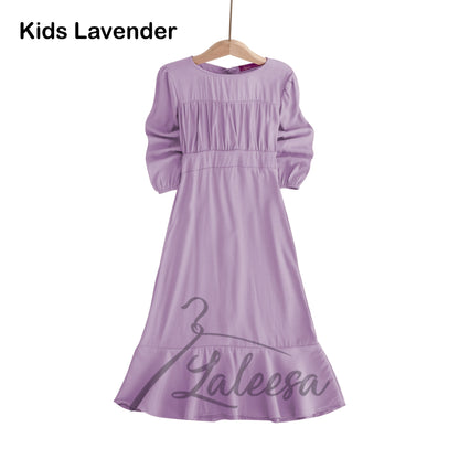 LALEESA DRESS (KIDS) KOREAN LK292299 Korean Style Dress Muslimah Dress Kids Dress Jubah Muslimah Jubah Baju Raya 2024