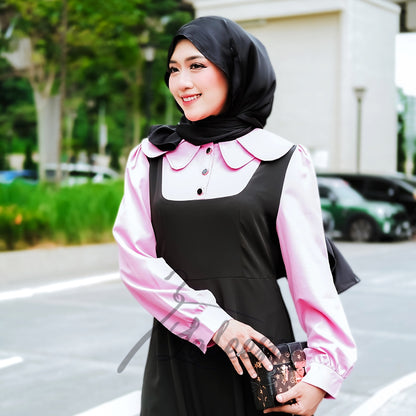 LALEESA DRESS DAHLIA LD212018 <Korean Series> Korean Style Dress Muslimah Dress Women Dress Plus Size Baju Raya 2024