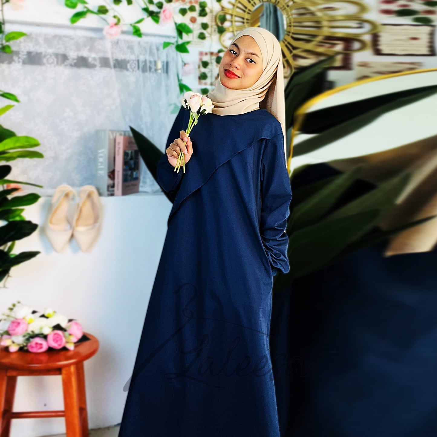 LALEESA DRESS ADEENA LD229239 Dress Muslimah Dress Woman Jubah Muslimah Jubah Abaya Dress Long Dress