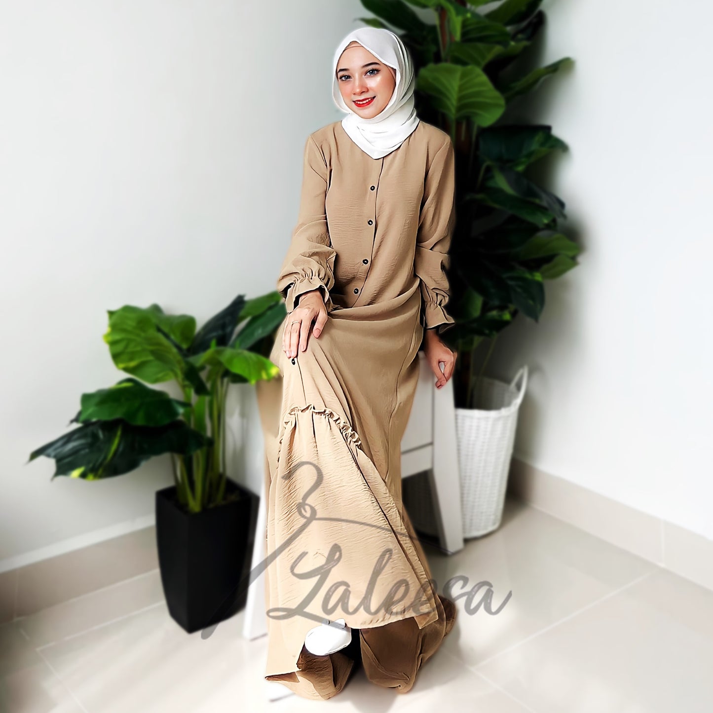 LALEESA DRESS IRTIZA LD274216 <BF Friendly Series> (Ironless) Dress Muslimah Dress Women Dress Plus Size Baju Raya 2024