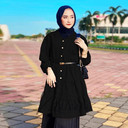 LALEESA DRESS JUNI LD248228 Dress Muslimah Dress Woman Jubah Muslimah Jubah Abaya Dress Long Dress