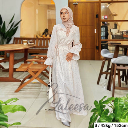 LALEESA DRESS HELENA LD237236 <Cottagecore Series> Dress Muslimah Dress Women Dress Jubah Muslimah Abaya