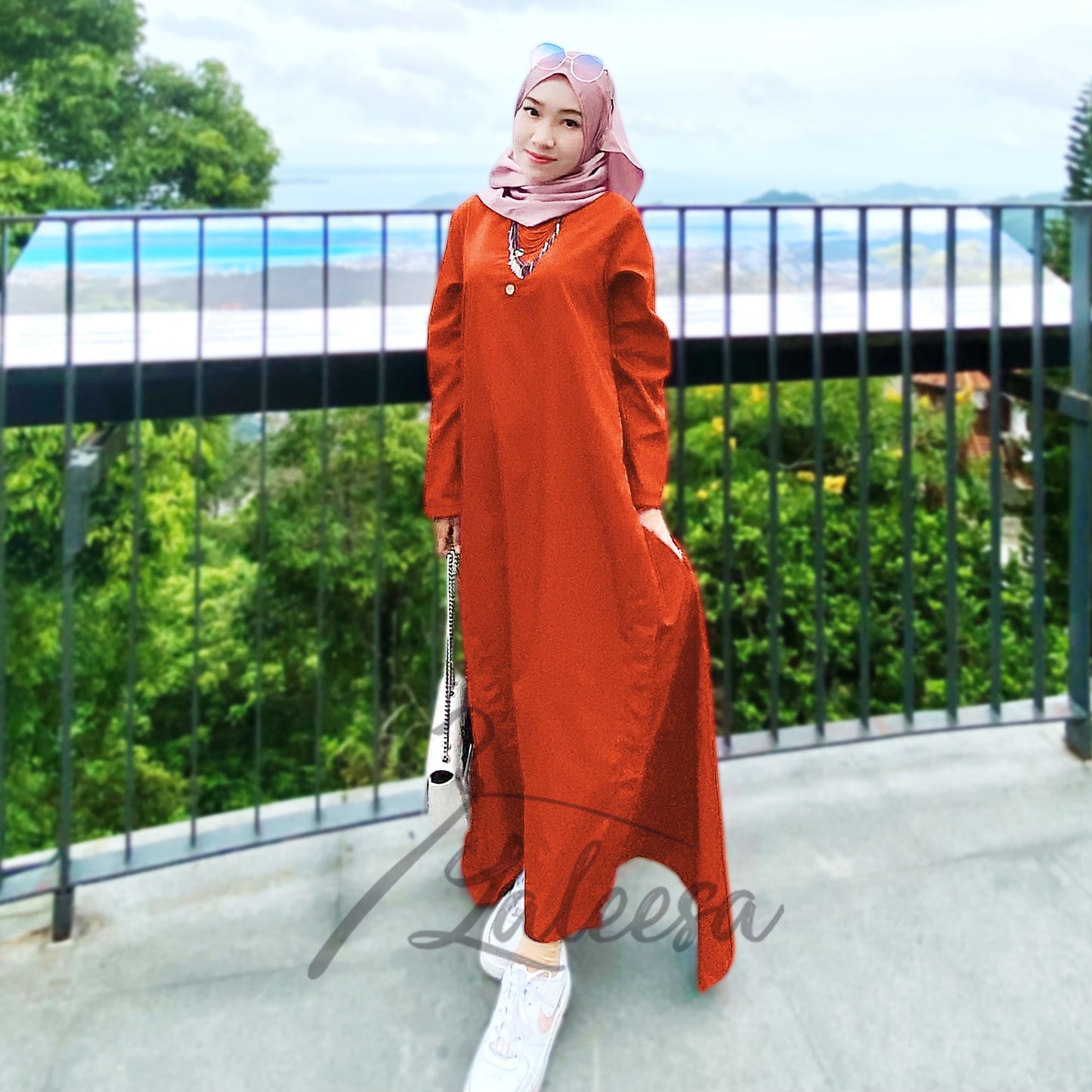 LALEESA LD233273 DRESS NAAZIRA Dress Muslimah Dress Women Dress Jubah Muslimah Jubah Abaya Plus Size Baju Raya 2024