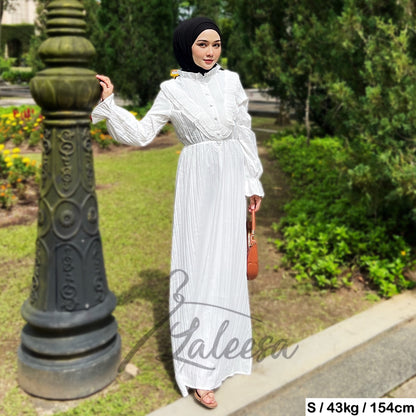 LALEESA DRESS ZUHAIRA LD211654 <Korean Series> Korean Style Dress Muslimah Dress Women Dress Plus Size Baju Raya 2024