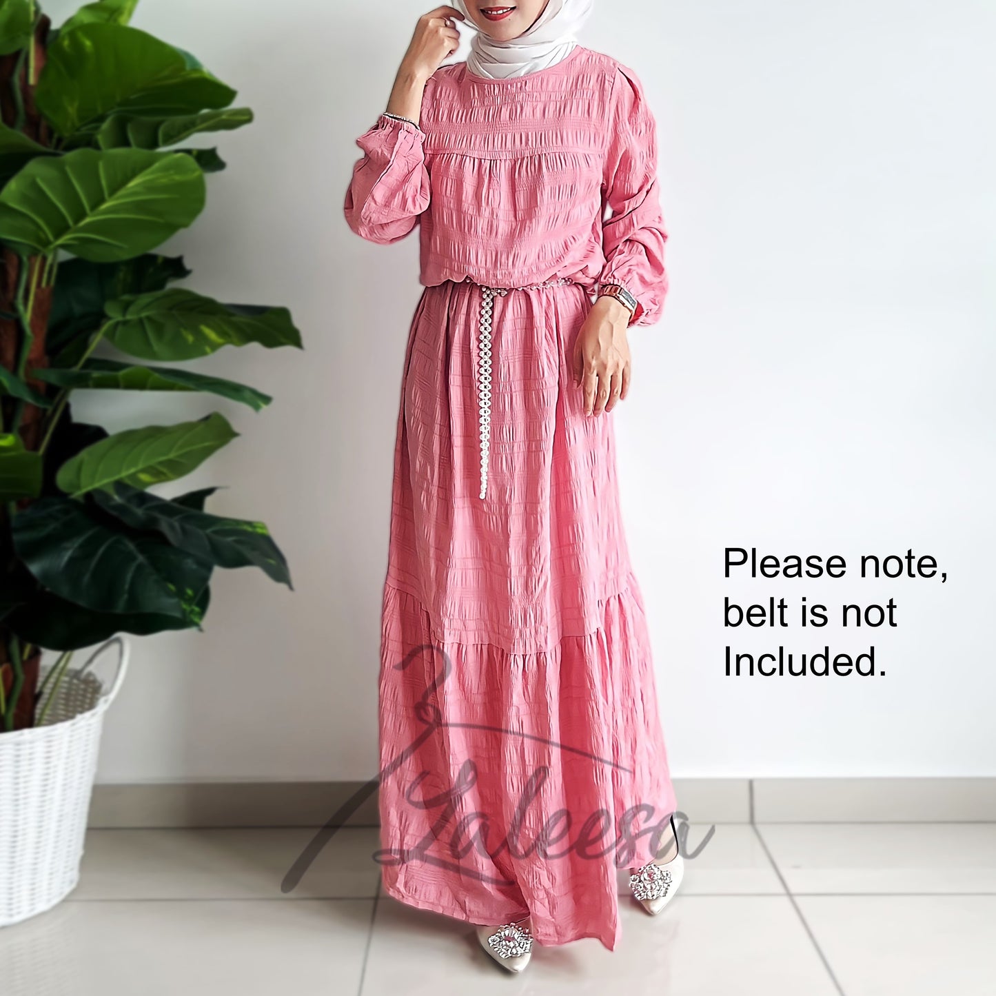 LALEESA DRESS RAFIA LD272262 <Ironless Series> (Ironless) Dress Muslimah Dress Woman Jubah Abaya