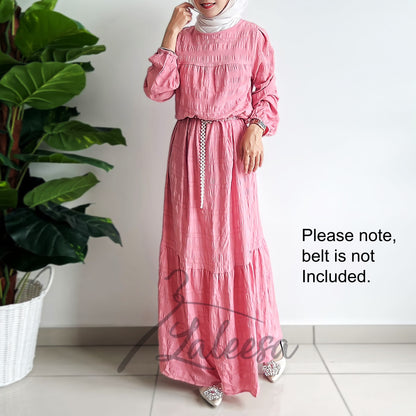 LALEESA DRESS RAFIA LD272262 <Ironless Series> (Ironless) Dress Muslimah Dress Woman Jubah Abaya