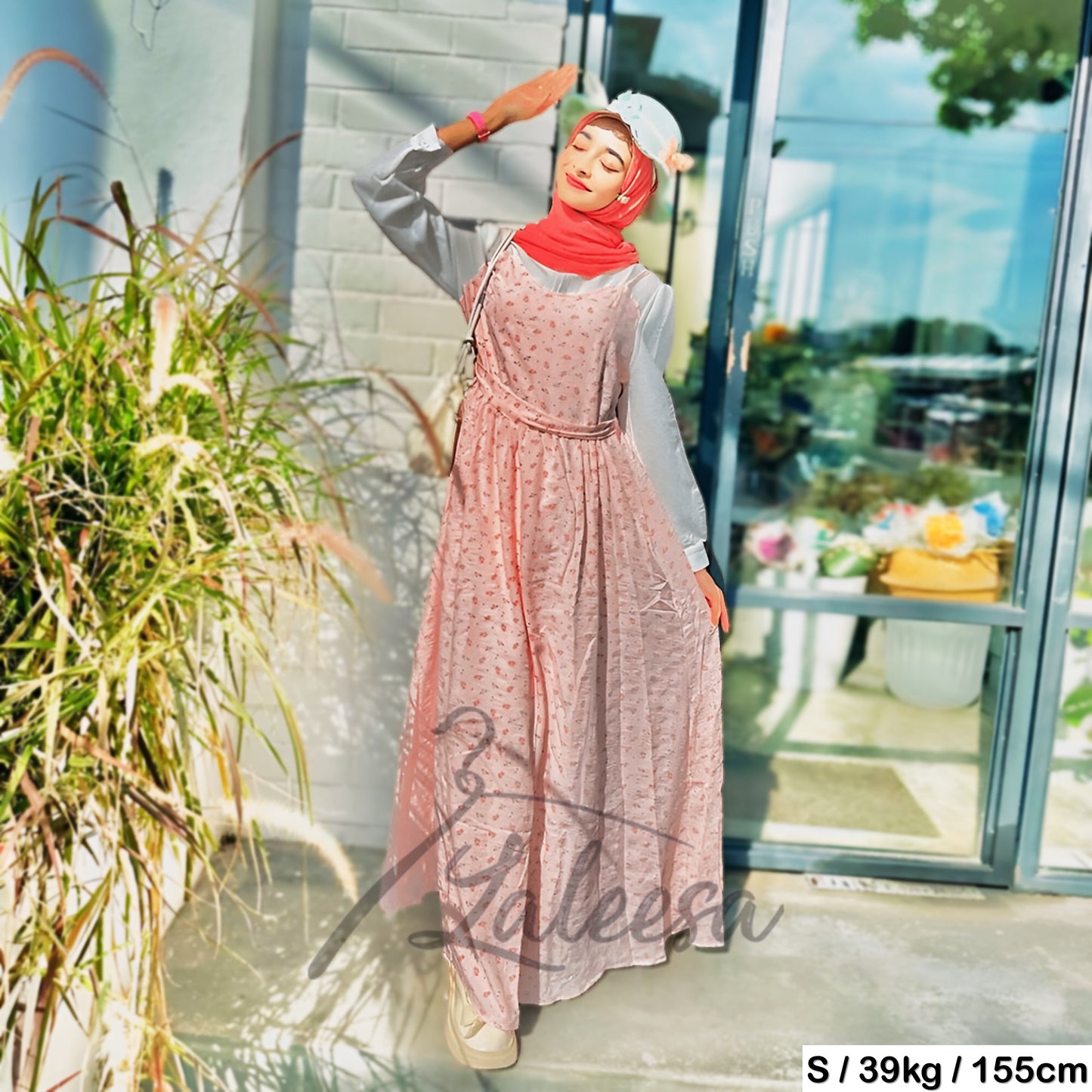 LALEESA DRESS LILY LD225173 <Korean Series> Korean Style Dress Muslimah Dress Women Dress Plus Size Baju Raya 2024