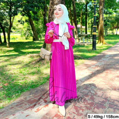 LALEESA DRESS IRIZ LD212109 <Korean Series> Dress Muslimah Dress Woman Jubah Muslimah Abaya Dress