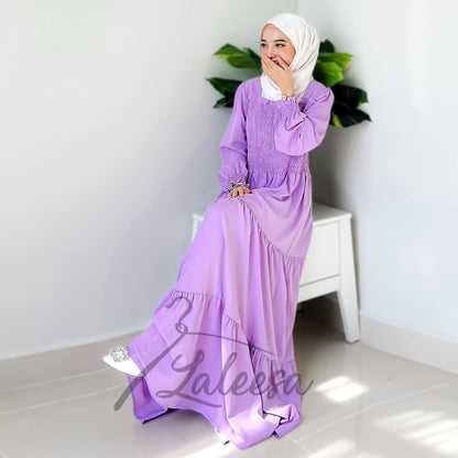 LALEESA DRESS LAMIA LD256264 Dress Muslimah Dress Woman Jubah Muslimah Jubah Abaya Dress Long Dress