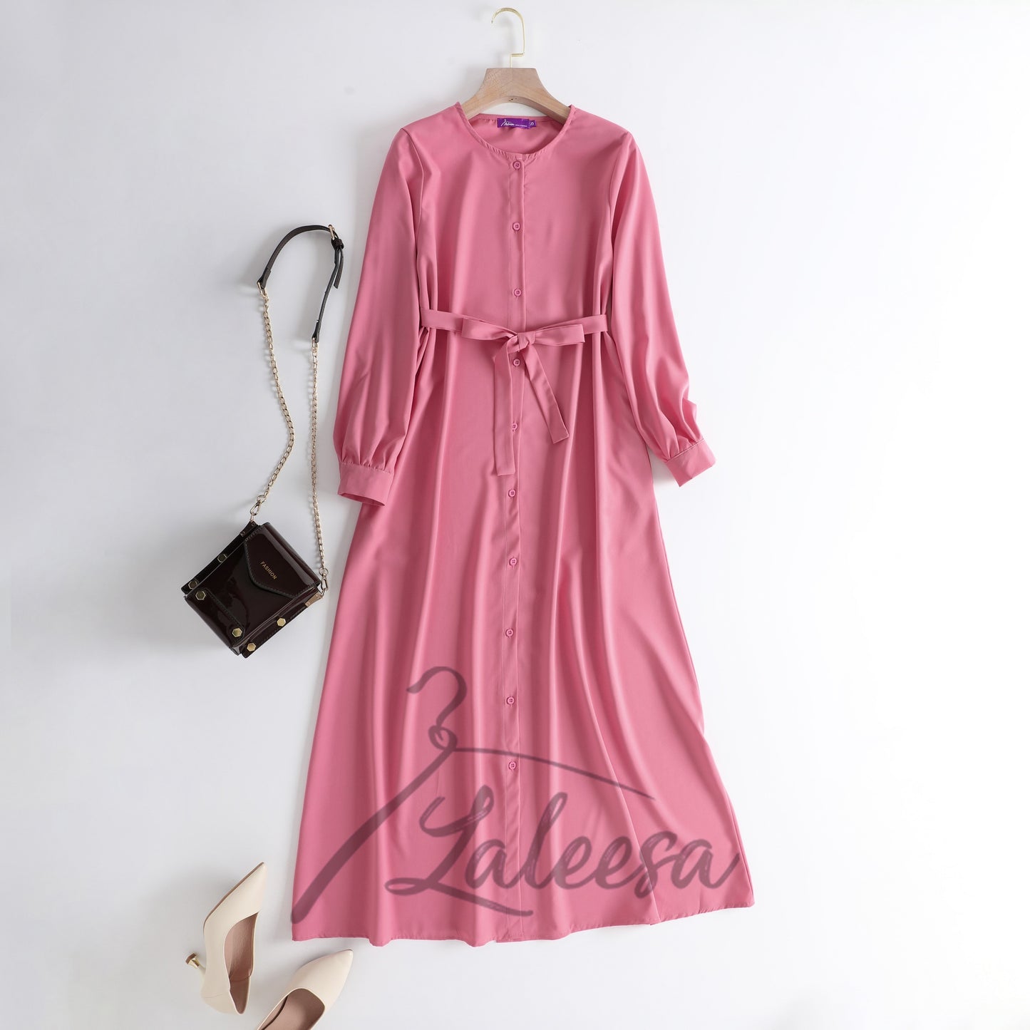 LALEESA DRESS FAKHIRA LD270208 <BF Friendly Series> Dress Muslimah Dress Woman Jubah Muslimah Abaya