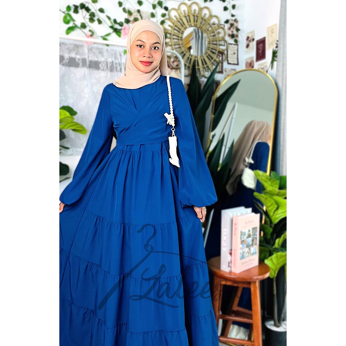 LALEESA DRESS AKILAH LD271279 <BF Friendly Series> Dress Muslimah Dress Woman Jubah Muslimah Abaya