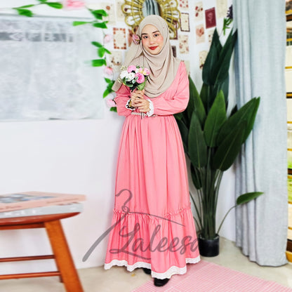 LALEESA DRESS HAJIRA LD250200 <BF Friendly Series> Dress Muslimah Dress Woman Jubah Muslimah Abaya