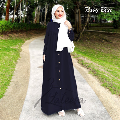 LALEESA DRESS RAINA LD221565 <BF Friendly Series> Dress Muslimah Dress Woman Jubah Muslimah Abaya