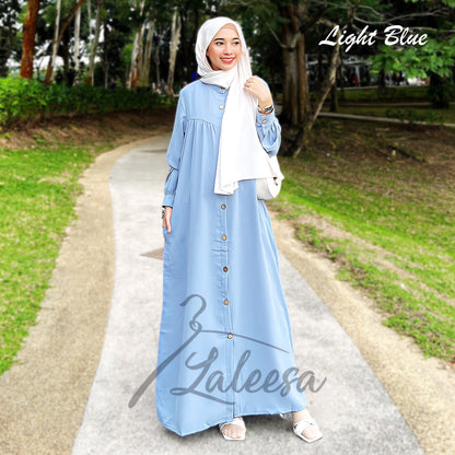 LALEESA DRESS RAINA LD221565 <BF Friendly Series> Dress Muslimah Dress Woman Jubah Muslimah Abaya