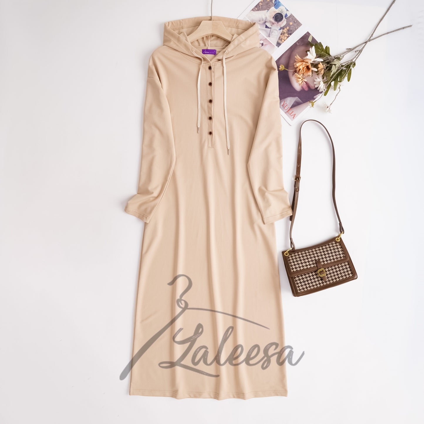 LALEESA DRESS HOODIE KABIRA LD216254 <BF Friendly Series> Dress Muslimah Dress Woman Jubah Abaya