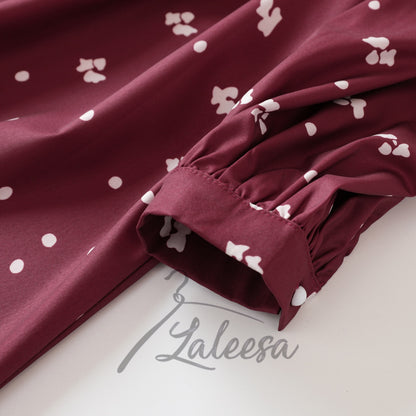 LALEESA DRESS GHINA LD248282 Dress Muslimah Dress Woman Jubah Muslimah Jubah Abaya Dress Long Dress