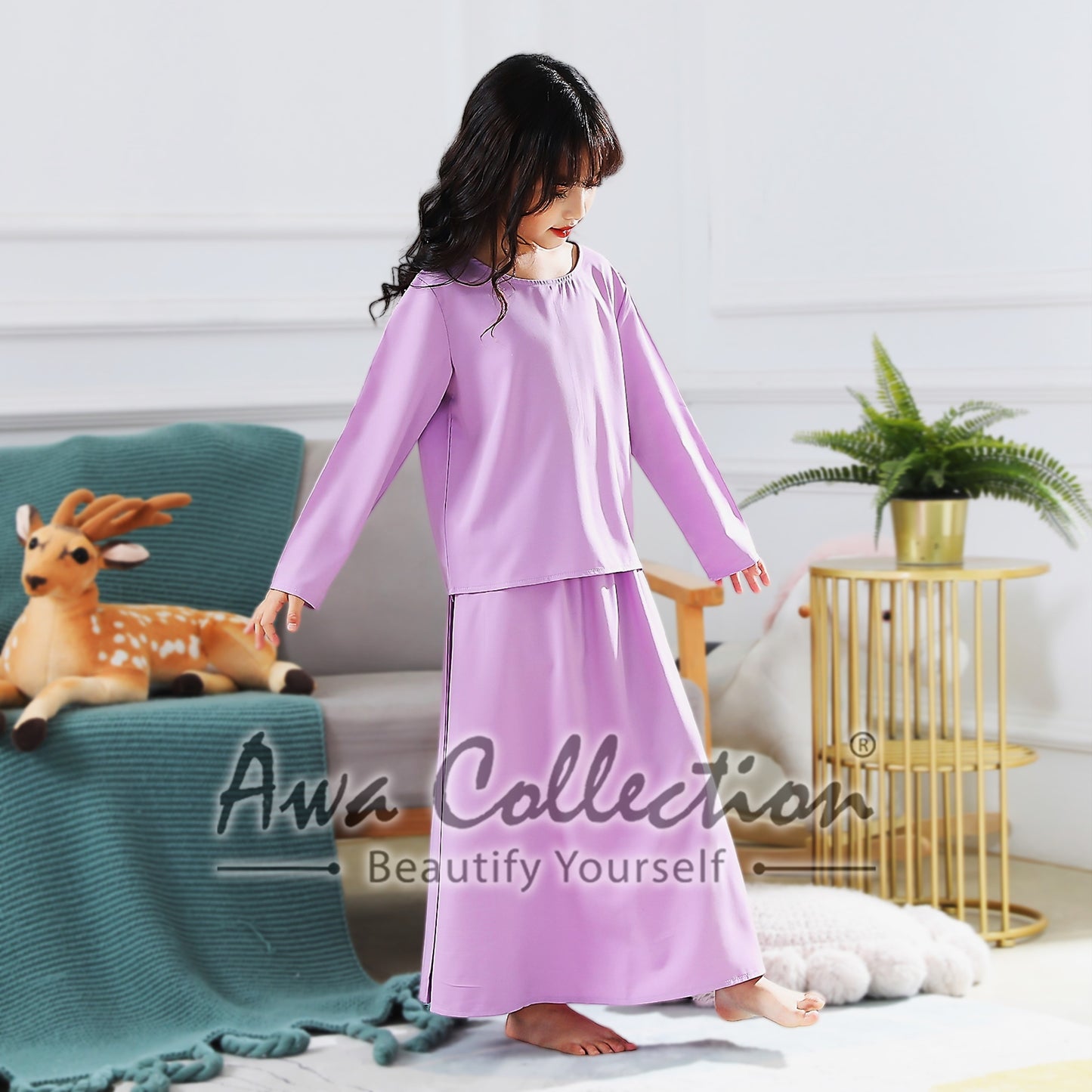 LALEESA Awa Collection (Blouse + Skirt) SA702781 SET NADIA Set Wear Blouse Muslimah Blouse Women Blouse Baju Raya 2024