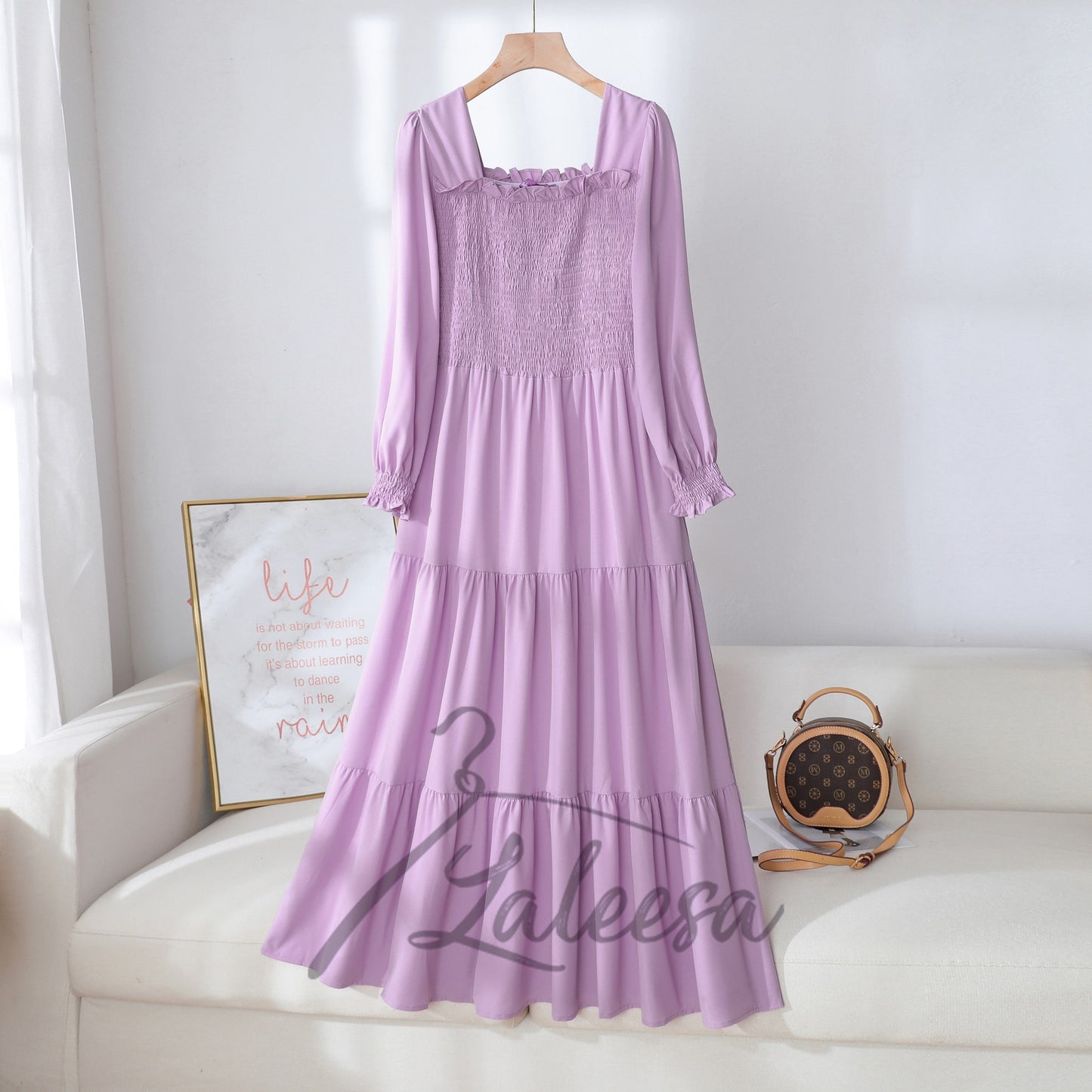 LALEESA DRESS LAMIA LD256264 Dress Muslimah Dress Woman Jubah Muslimah Jubah Abaya Dress Long Dress