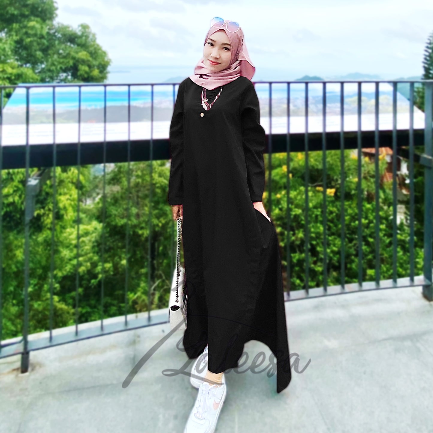 LALEESA LD233273 DRESS NAAZIRA Dress Muslimah Dress Women Dress Jubah Muslimah Jubah Abaya Plus Size Baju Raya 2024