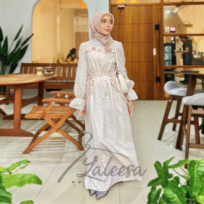 LALEESA DRESS HELENA LD237236 <Cottagecore Series> Dress Muslimah Dress Women Dress Jubah Muslimah Abaya