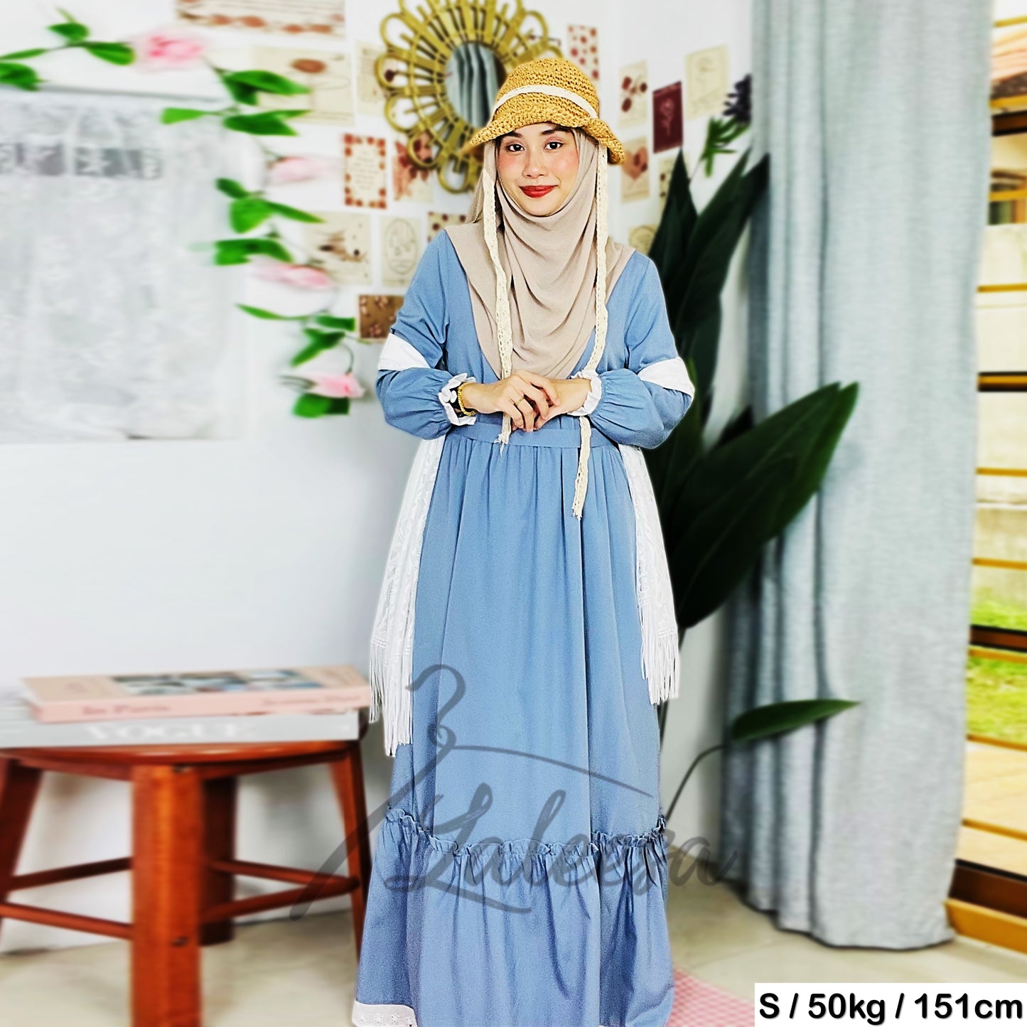 LALEESA DRESS HAJIRA LD250200 <BF Friendly Series> Dress Muslimah Dress Woman Jubah Muslimah Abaya