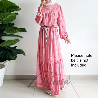 LALEESA DRESS RAFIA LD272262 <Ironless Series> (Ironless) Dress Muslimah Dress Woman Jubah Abaya