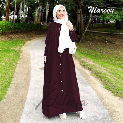 LALEESA DRESS RAINA LD221565 <BF Friendly Series> Dress Muslimah Dress Woman Jubah Muslimah Abaya