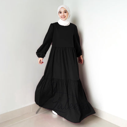 LALEESA DRESS FAIZA LD247273 Dress Muslimah Dress Woman Jubah Muslimah Jubah Abaya Dress Long Dress