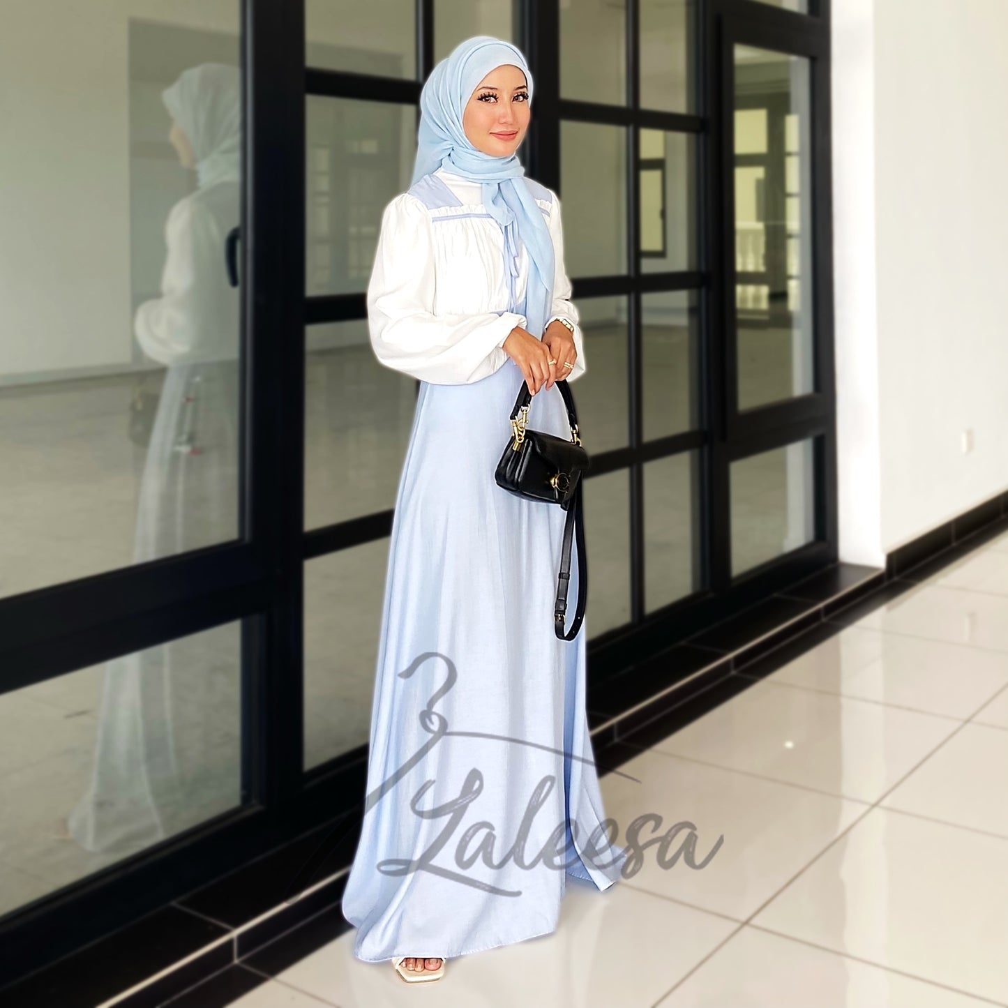 LALEESA DRESS DAISY LD212200 <Korean Series> Korean Style Dress Muslimah Dress Women Dress Plus Size Baju Raya 2024