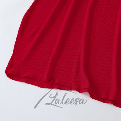 LALEESA DRESS BADIYAH LD221203 <Ironless Series> (Ironless) Dress Muslimah Dress Women Dress Plus Size Baju Raya 2024