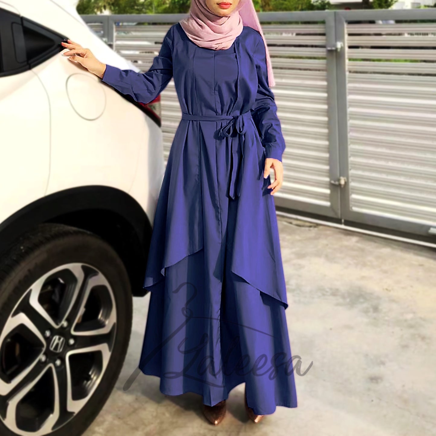 LALEESA DRESS IFFAH LD255295 <BF Friendly Series> Dress Muslimah Dress Woman Jubah Muslimah Abaya