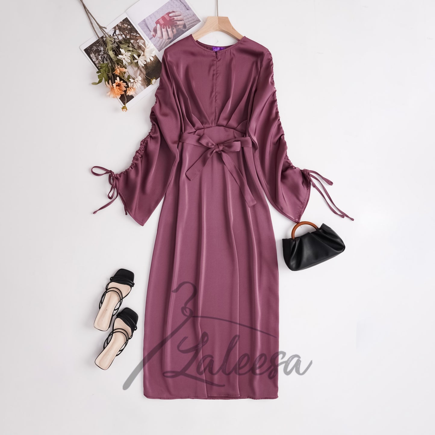 LALEESA DRESS ALIA LD212218 <BF Friendly Series> Dress Muslimah Dress Woman Jubah Muslimah Abaya