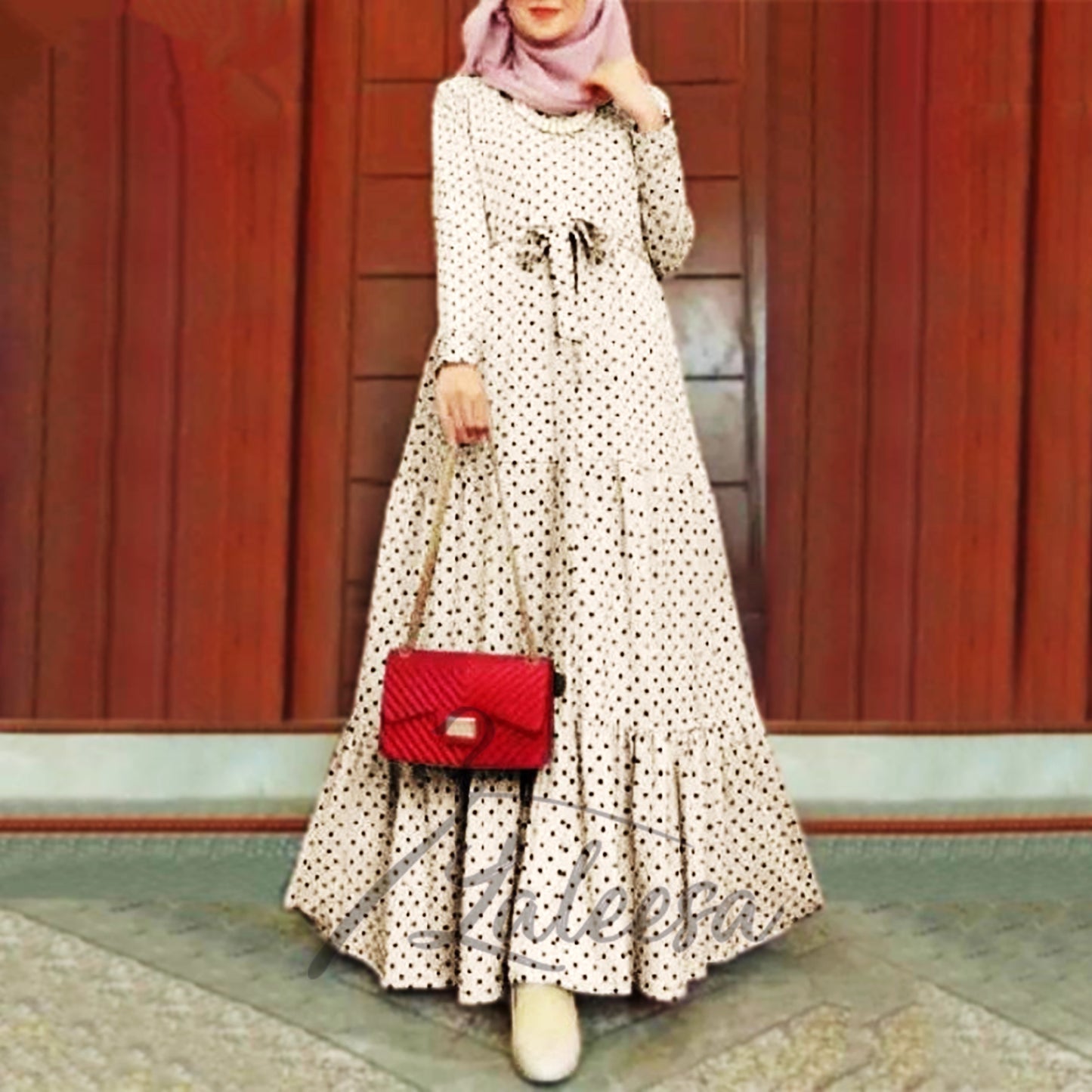 LALEESA DRESS WADI LD240200 Dress Muslimah Dress Woman Jubah Muslimah Jubah Abaya Dress Long Dress