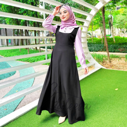 LALEESA DRESS DAHLIA LD212018 <Korean Series> Korean Style Dress Muslimah Dress Women Dress Plus Size Baju Raya 2024