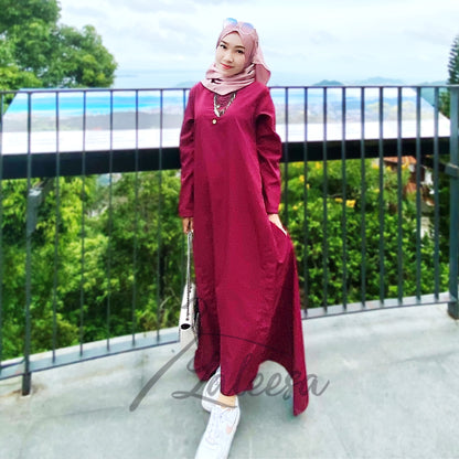 LALEESA LD233273 DRESS NAAZIRA Dress Muslimah Dress Women Dress Jubah Muslimah Jubah Abaya Plus Size Baju Raya 2024