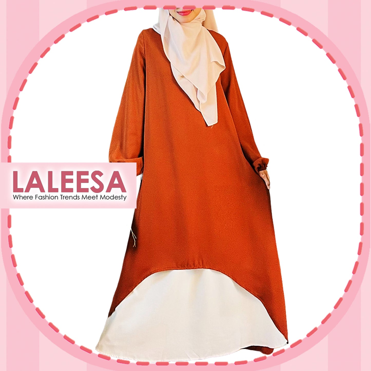 LALEESA DRESS JAMALA LD252220 Dress Muslimah Dress Woman Jubah Muslimah Jubah Abaya Dress Long Dress