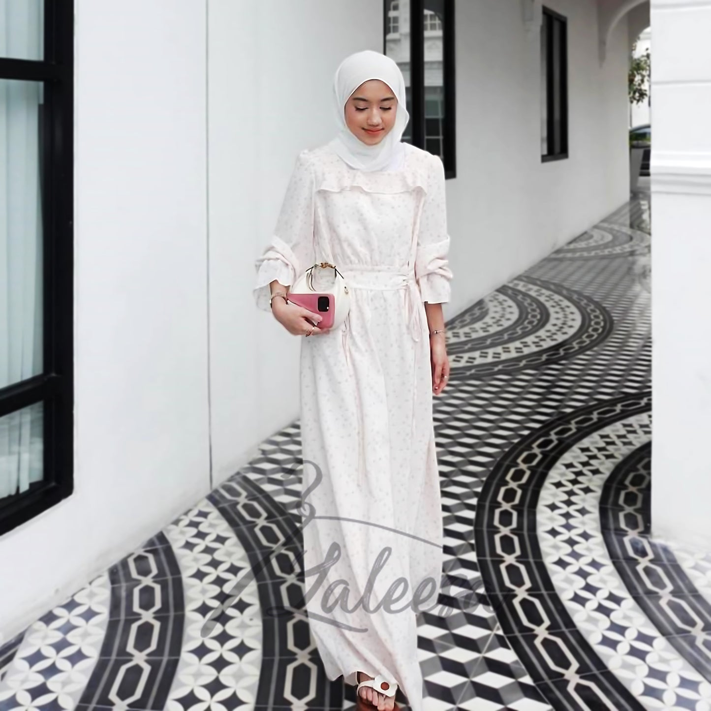 LALEESA DRESS HELENA LD237236 <Cottagecore Series> Dress Muslimah Dress Women Dress Jubah Muslimah Abaya