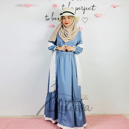 LALEESA DRESS HAJIRA LD250200 <BF Friendly Series> Dress Muslimah Dress Woman Jubah Muslimah Abaya