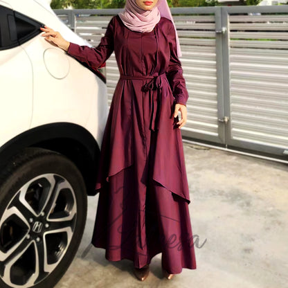 LALEESA DRESS IFFAH LD255295 <BF Friendly Series> Dress Muslimah Dress Woman Jubah Muslimah Abaya