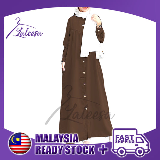 LALEESA DRESS RAINA LD221587 <BF Friendly Series> Dress Muslimah Dress Women Dress Jubah Abaya Plus Size Baju Raya 2024