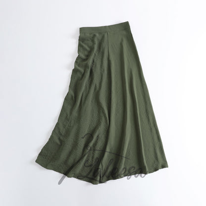 LALEESA SKIRT WAHEEDA PS659639 <Ironless Series> (Ironless) 2 Way Wear Plicated Drawstring Skirt Muslimah Skirt Labuh