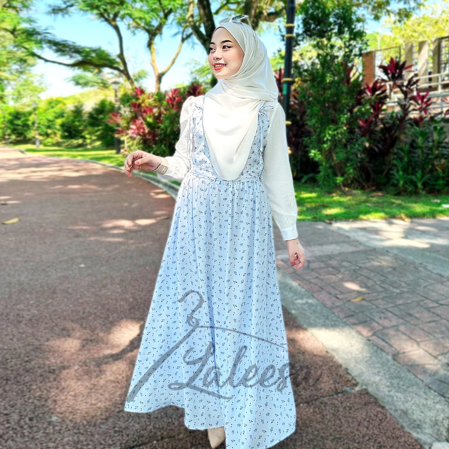 LALEESA DRESS LILY LD225173 <Korean Series> Korean Style Dress Muslimah Dress Women Dress Plus Size Baju Raya 2024